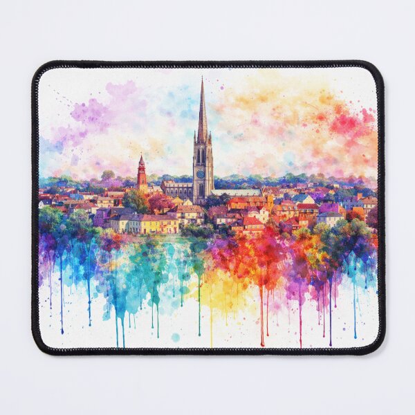 Item preview, Louth, Lincolnshire, Colour Splash Skyline designed and sold by Paul Thompson Photography.