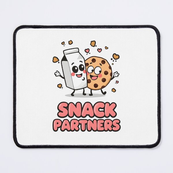 Item preview, Snack Partners Cute Milk and Cookie Best Friends Kawaii Sticker designed and sold by FestivityFinds.