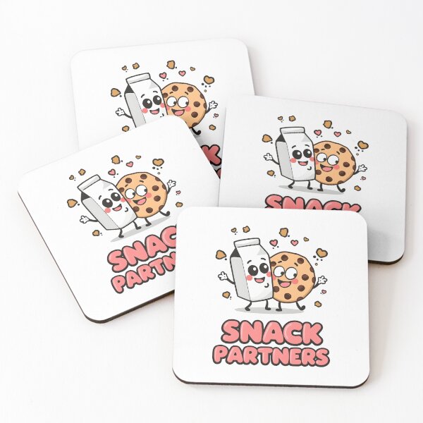Item preview, Snack Partners Cute Milk and Cookie Best Friends Kawaii Sticker designed and sold by FestivityFinds.