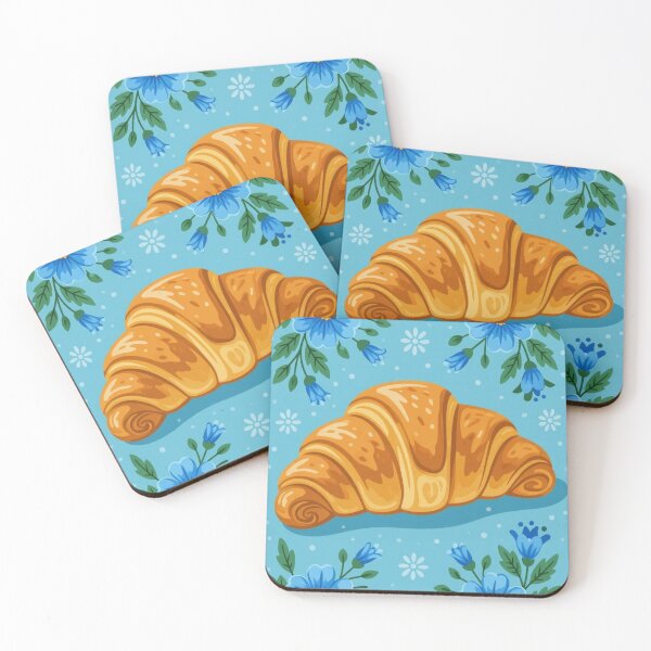 Item preview, Elegant Retro Croissant Art designed and sold by ArtQueen777.