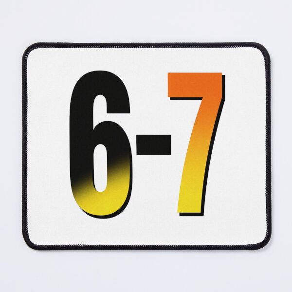 Item preview, 6–7 – Bold Gradient Numbers Minimalist Statement Design designed and sold by Activity01.