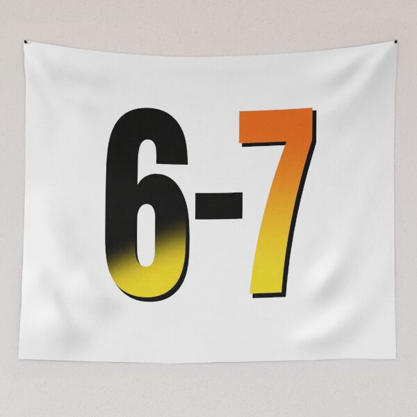 Item preview, 6–7 – Bold Gradient Numbers Minimalist Statement Design designed and sold by Activity01.