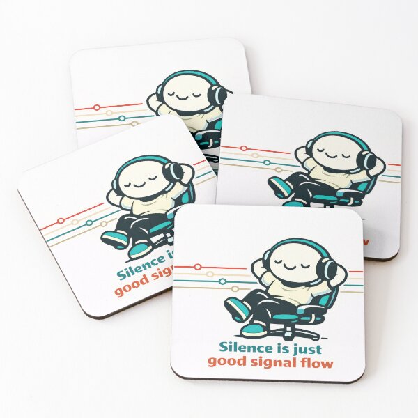 Item preview, Silence Is Just Good Signal Flow designed and sold by ChaosInNumbers.