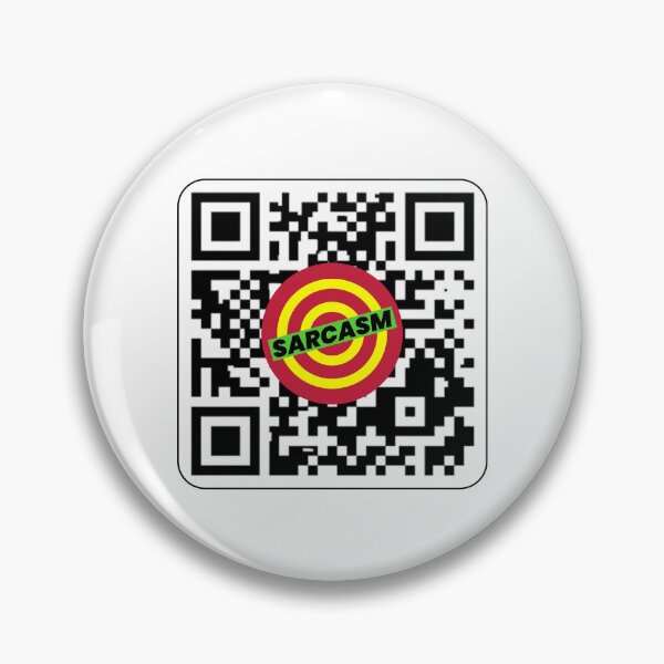 Artikelvorschau, Sarkasmus - QR-Code entworfen und verkauft von Craft Legends.