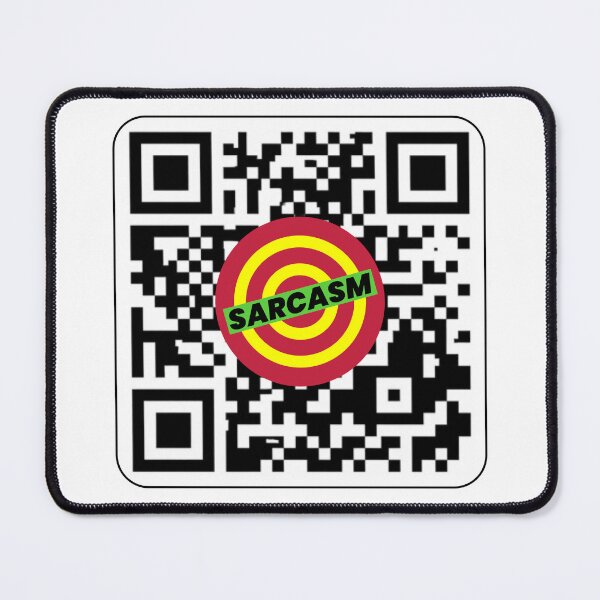 Artikelvorschau, Sarkasmus - QR-Code entworfen und verkauft von Craft Legends.