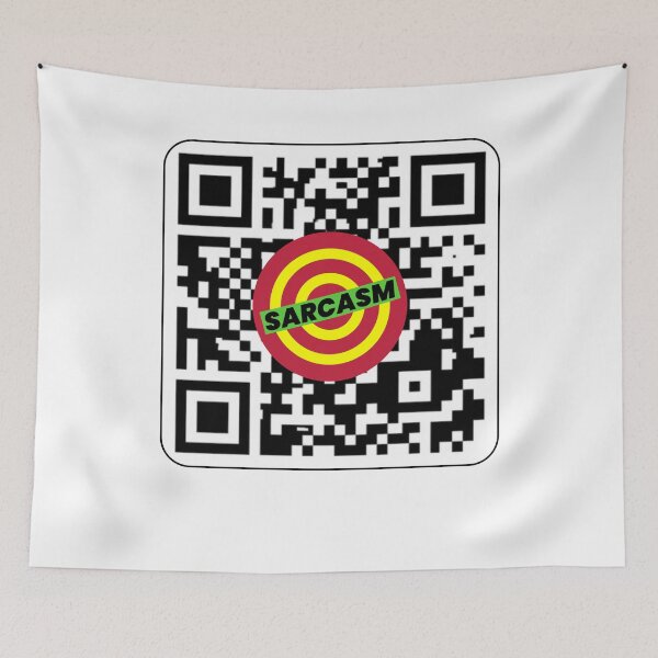 Item preview, Sarcasm - QR Code designed and sold by Craft Legends.
