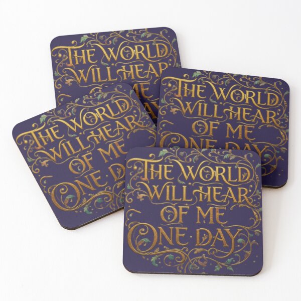 Item preview, The World Will Hear Of Me  Vintage Gold Aesthetic designed and sold by Stefanrajzer.