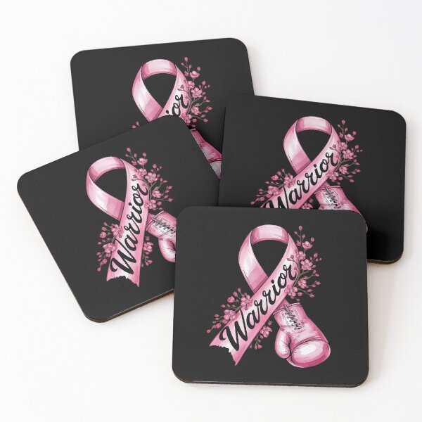 Item preview, Warrior Boxing Gloves Pink Ribbon Breast Cancer Awareness designed and sold by angolinnArt.