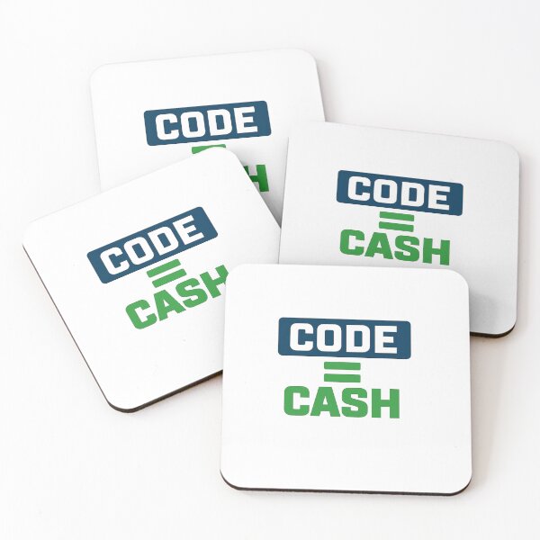 Item preview, Code Equals Cash – Developer Hustle Design designed and sold by JordanInk Studio.