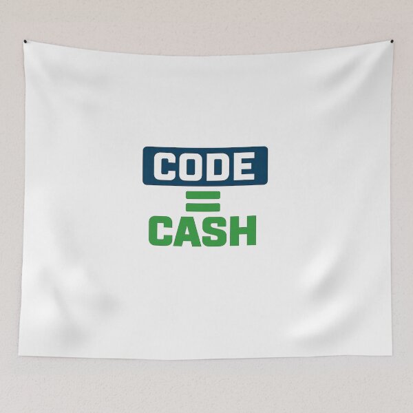 Item preview, Code Equals Cash – Developer Hustle Design designed and sold by JordanInk Studio.