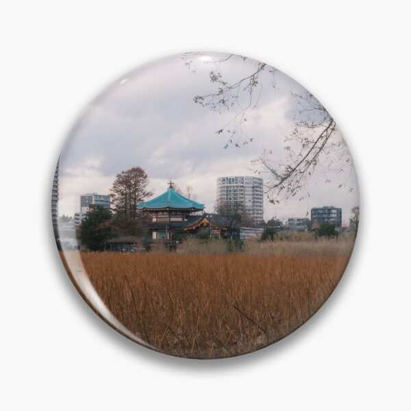 Item preview, Shinobazu Pond and Bentendō Temple Against Tokyo’s Urban Skyline designed and sold by Pix4Japan.