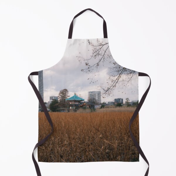 Item preview, Shinobazu Pond and Bentendō Temple Against Tokyo’s Urban Skyline designed and sold by Pix4Japan.