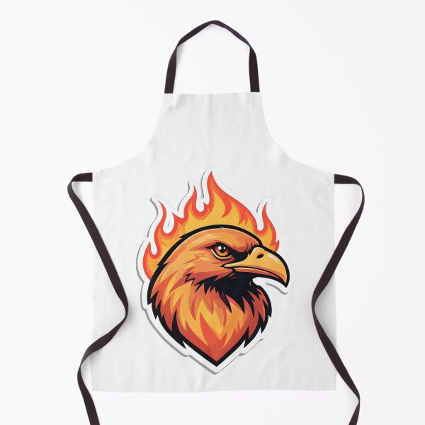 Item preview, Blazing Phoenix Fire Bird – Flaming Eagle Mascot Design designed and sold by Kavya Art.