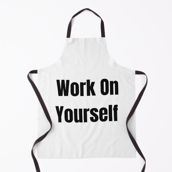 Item preview, Work On Yourself – Simple Motivational Quote designed and sold by FitAuraStudio.