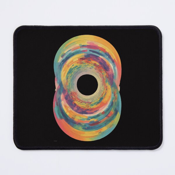 Item preview, Colored concentric circles, abstract design designed and sold by Mianku | Für das Leben.