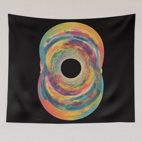 Item preview, Colored concentric circles, abstract design designed and sold by Mianku | Für das Leben.