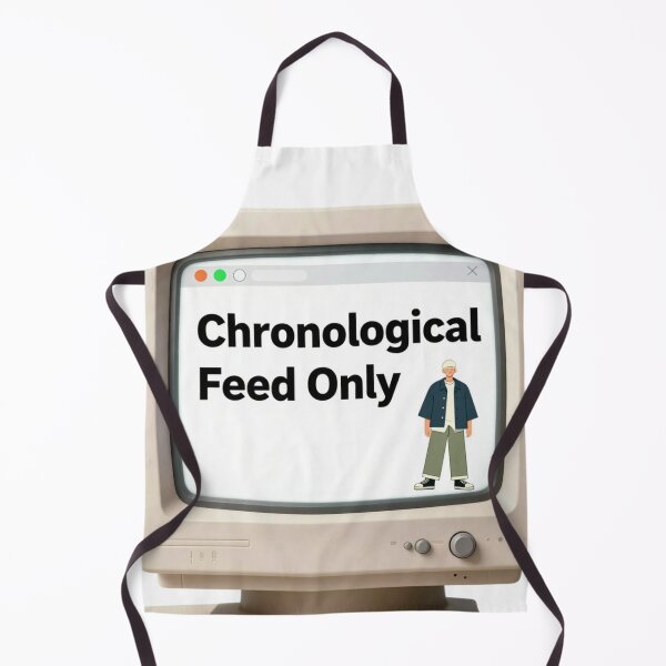 Item preview, Chronological Feed Only – Retro Internet Anti Algorithm Design designed and sold by Activity01.