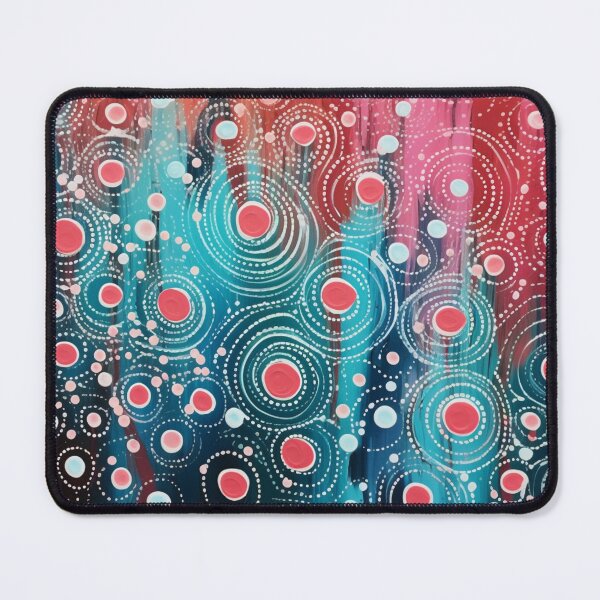 Item preview, Aboriginal Inspired Art - Abstract Rose Water Drops designed and sold by GrinGalore.