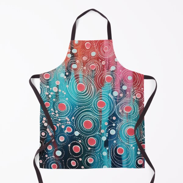 Item preview, Aboriginal Inspired Art - Abstract Rose Water Drops designed and sold by GrinGalore.