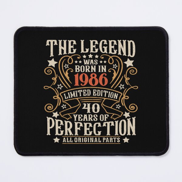 Item preview, 40th Birthday Men 40 Years Old Legend Born In 1986 designed and sold by eclecTEEq.