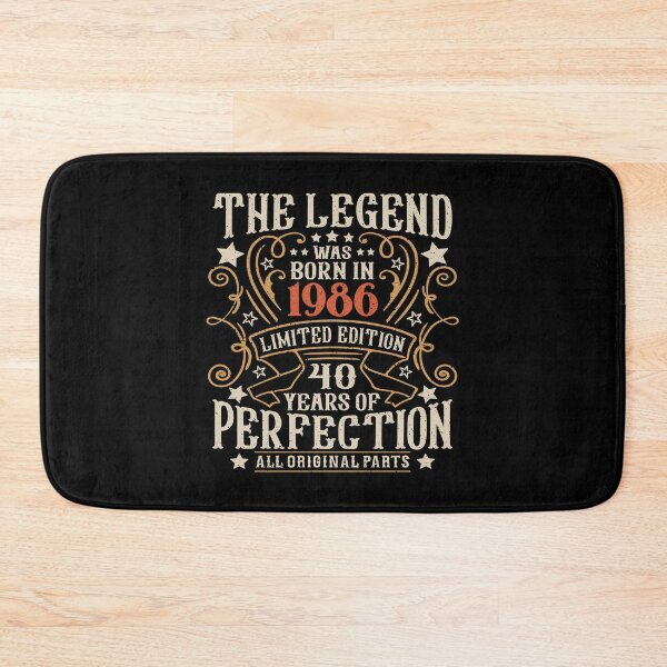 Item preview, 40th Birthday Men 40 Years Old Legend Born In 1986 designed and sold by eclecTEEq.