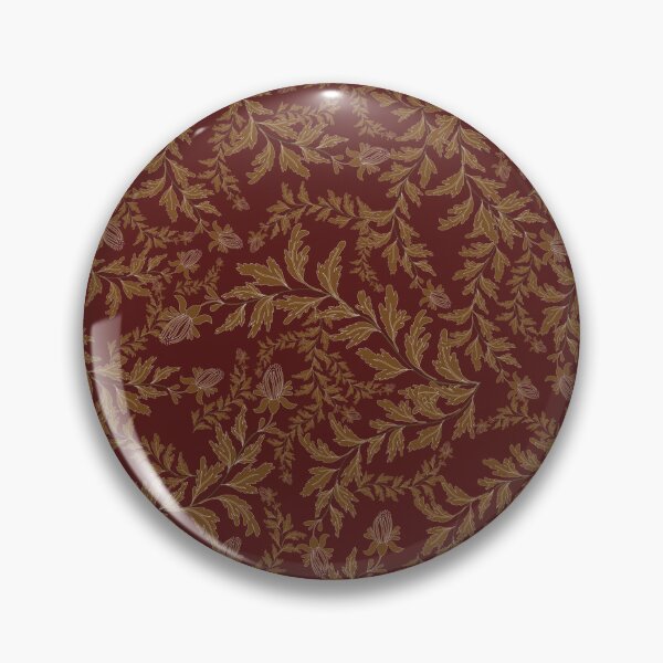 Item preview, Seamless Boho floral pattern in rich red tones designed and sold by Line-Aura.