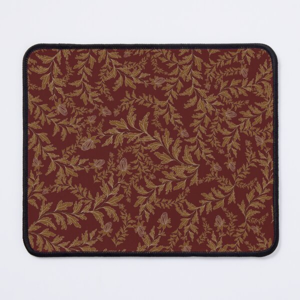 Item preview, Seamless Boho floral pattern in rich red tones designed and sold by Line-Aura.