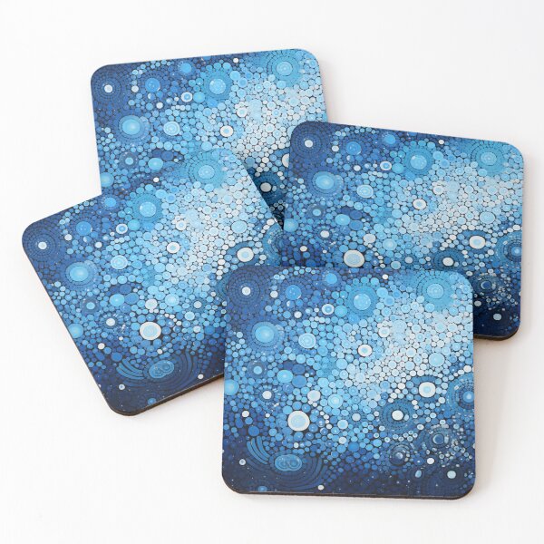 Item preview, Aboriginal Inspired Art - Abstract Water Drops Plot designed and sold by GrinGalore.