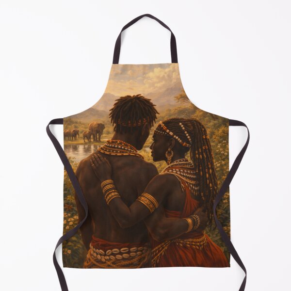 Item preview, African Savanna Lovers - Wild Nature, Gentle Love designed and sold by FriskyLemur.
