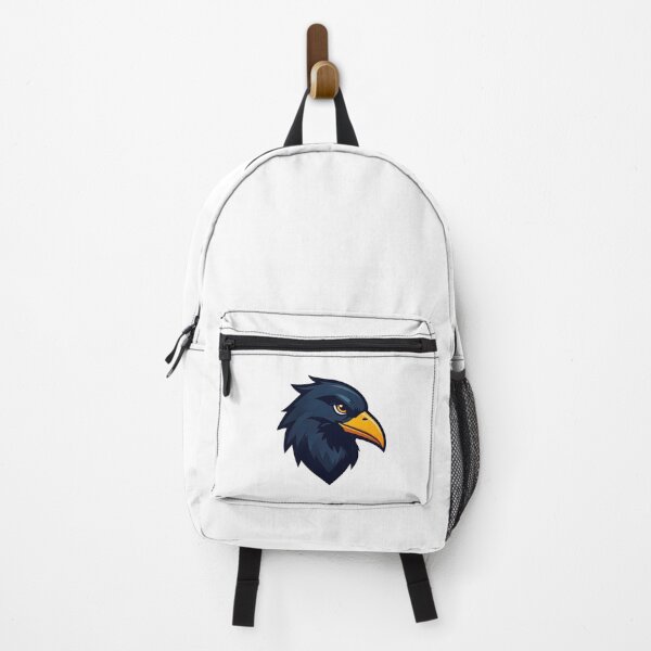 Item preview, Dark Raven Mascot – Bold Bird Head Vector Logo designed and sold by Kavya Art.