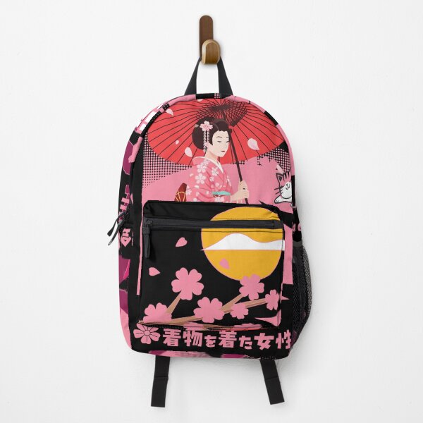 Item preview, Kimono-clad woman and cat designed and sold by KEEP-.