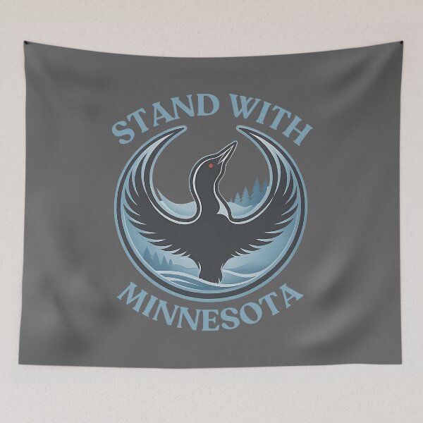 Item preview, I Stand with Minnesota MN State Bird  designed and sold by KristineLi.
