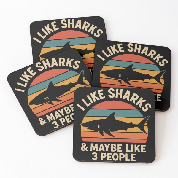 Item preview, Funny Shark - Like Sharks and Maybe Like 3 People designed and sold by ZBIFBOUETLA.