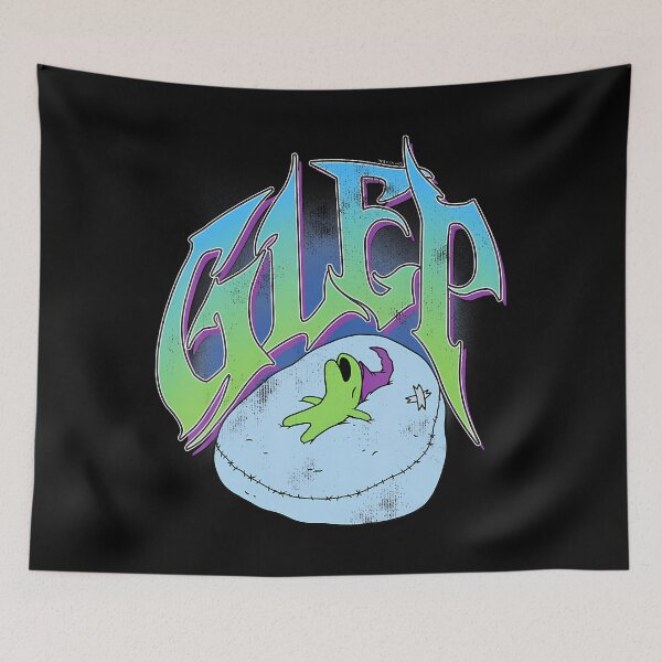Item preview, Smiling Friends Napping Glep Colorful Old English Cartoon  designed and sold by SAYED HATEM SAYED.