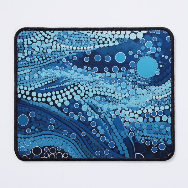 Item preview, Aboriginal Inspired Art - Abstract Underwater Bubbles designed and sold by GrinGalore.