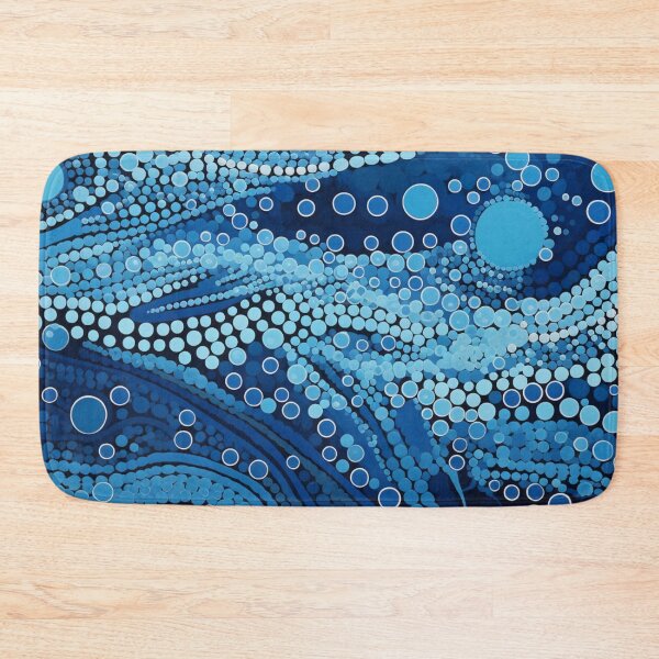 Item preview, Aboriginal Inspired Art - Abstract Underwater Bubbles designed and sold by GrinGalore.