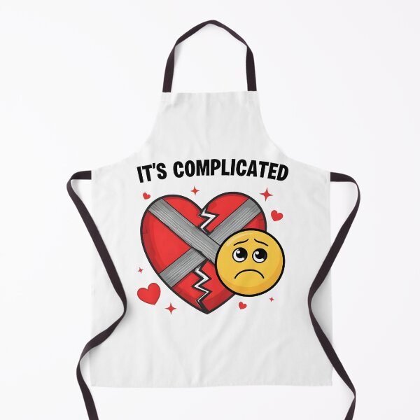 Item preview, It’s Complicated Broken Heart Duct Tape Sticker designed and sold by FestivityFinds.
