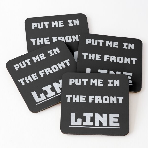 Item preview, PUT ME IN THE FRONT LINE designed and sold by CheepMunks.