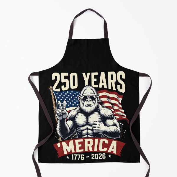 Item preview, 250 Years 'Merica 1776 - 2026 American Patriot Bigfoot Anniversary designed and sold by GrumpySableye.