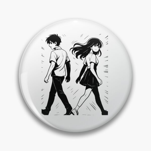Item preview, Unbothered Together Anime Couple Art designed and sold by anime-ekaya.