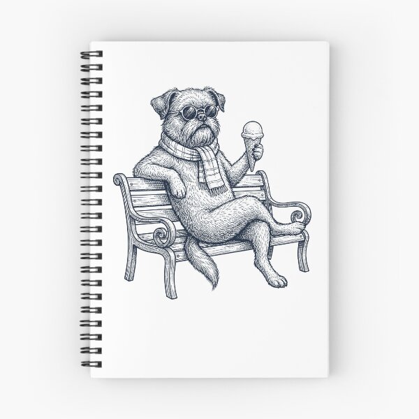 Item preview, Brussels Griffon Ice Cream Dog Mom Dad designed and sold by DoodleTortle.