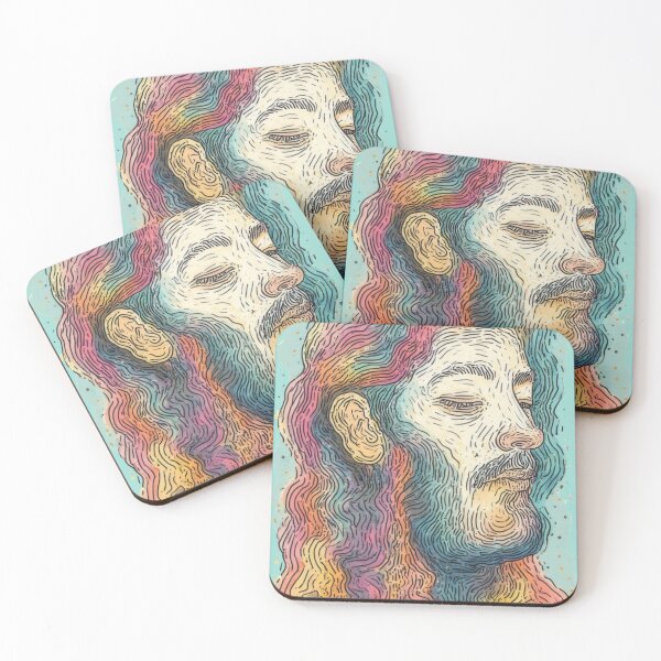 Item preview, Dreamy contours, color palette and lines designed and sold by Mianku | Für das Leben.
