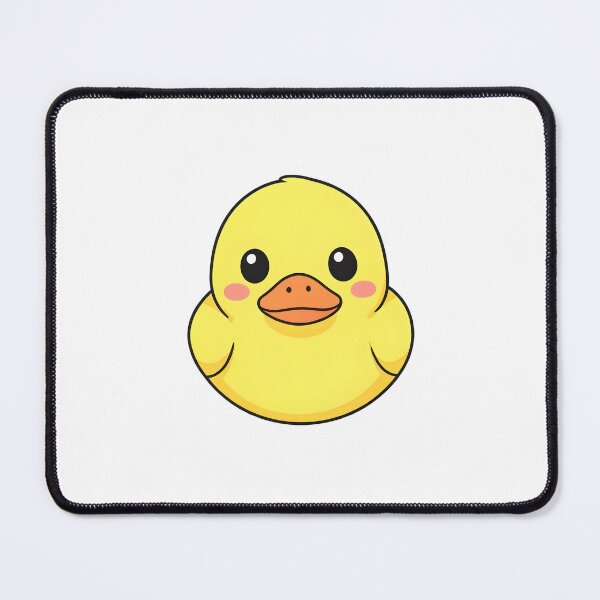 Item preview, Cute Kawaii Yellow Duck Cartoon Illustration designed and sold by Kavya Art.
