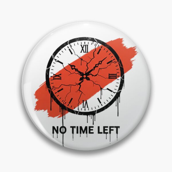 Artikelvorschau, Keine Zeit mehr übrig – zerbrochene Uhr entworfen und verkauft von Teeny Quities.