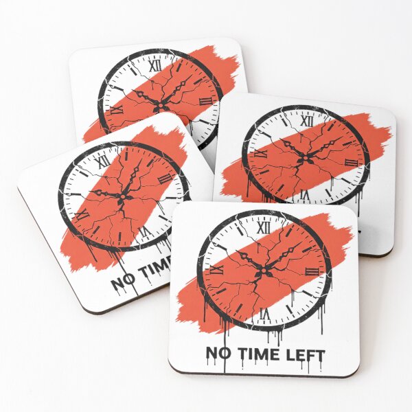 Item preview, No Time Left Cracked Clock designed and sold by Teeny Quities.