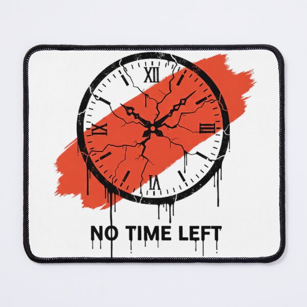 Item preview, No Time Left Cracked Clock designed and sold by Teeny Quities.