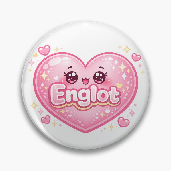 Item preview, Englot Kawaii Heart | Thai GL Ship Cute Pink Sparkle Design designed and sold by Item Geeks.