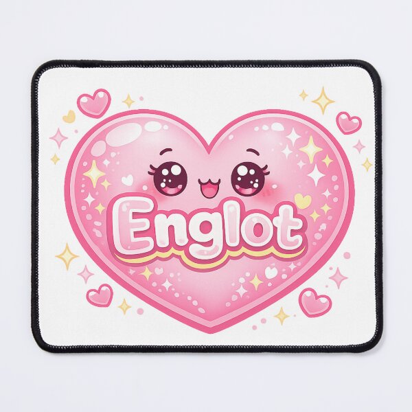 Item preview, Englot Kawaii Heart | Thai GL Ship Cute Pink Sparkle Design designed and sold by Item Geeks.