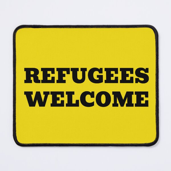Item preview, Refugees Welcome – Pro-Immigration Human Rights Design designed and sold by WakeNBake-Tees.