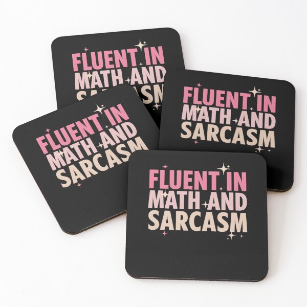 Item preview, Fluent in Math and Sarcasm Teacher11 designed and sold by joyouartArt.